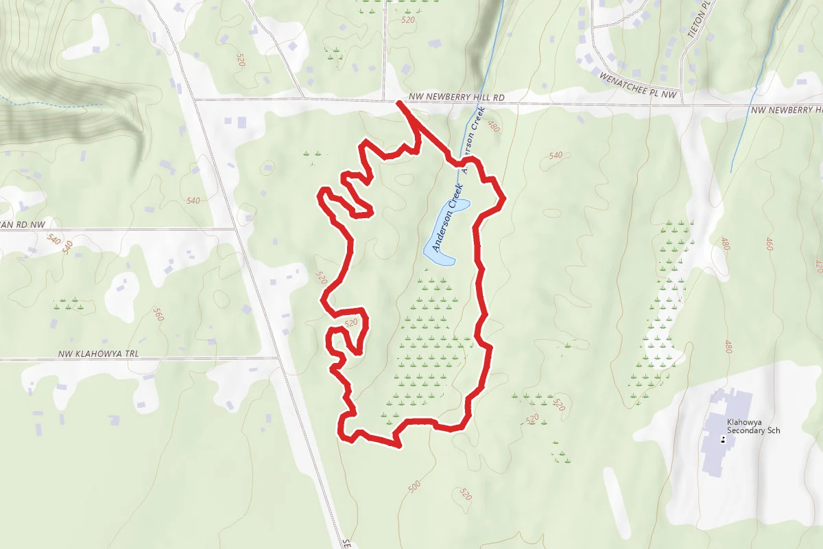 Blue Gate, Old Timber, Wolf Ridge and Beaver Loop