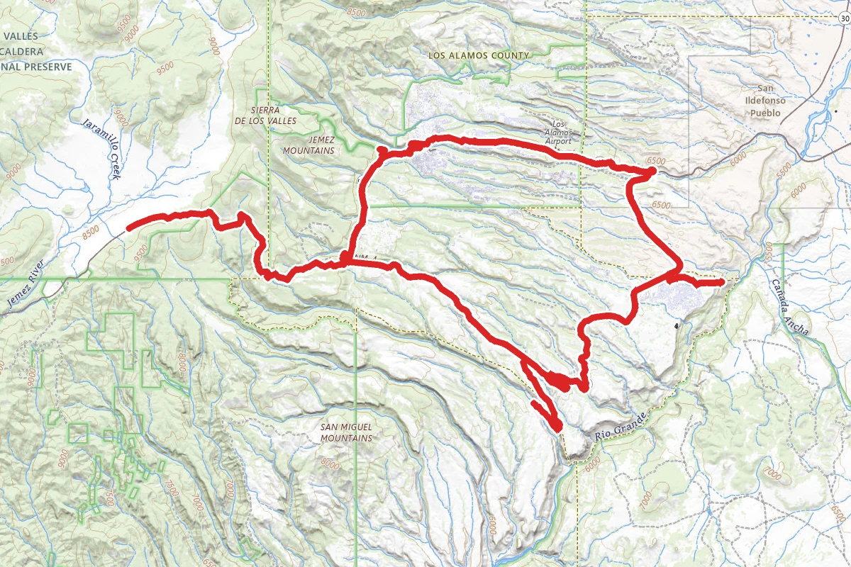 Scenic Overlooks in Los Alamos Area