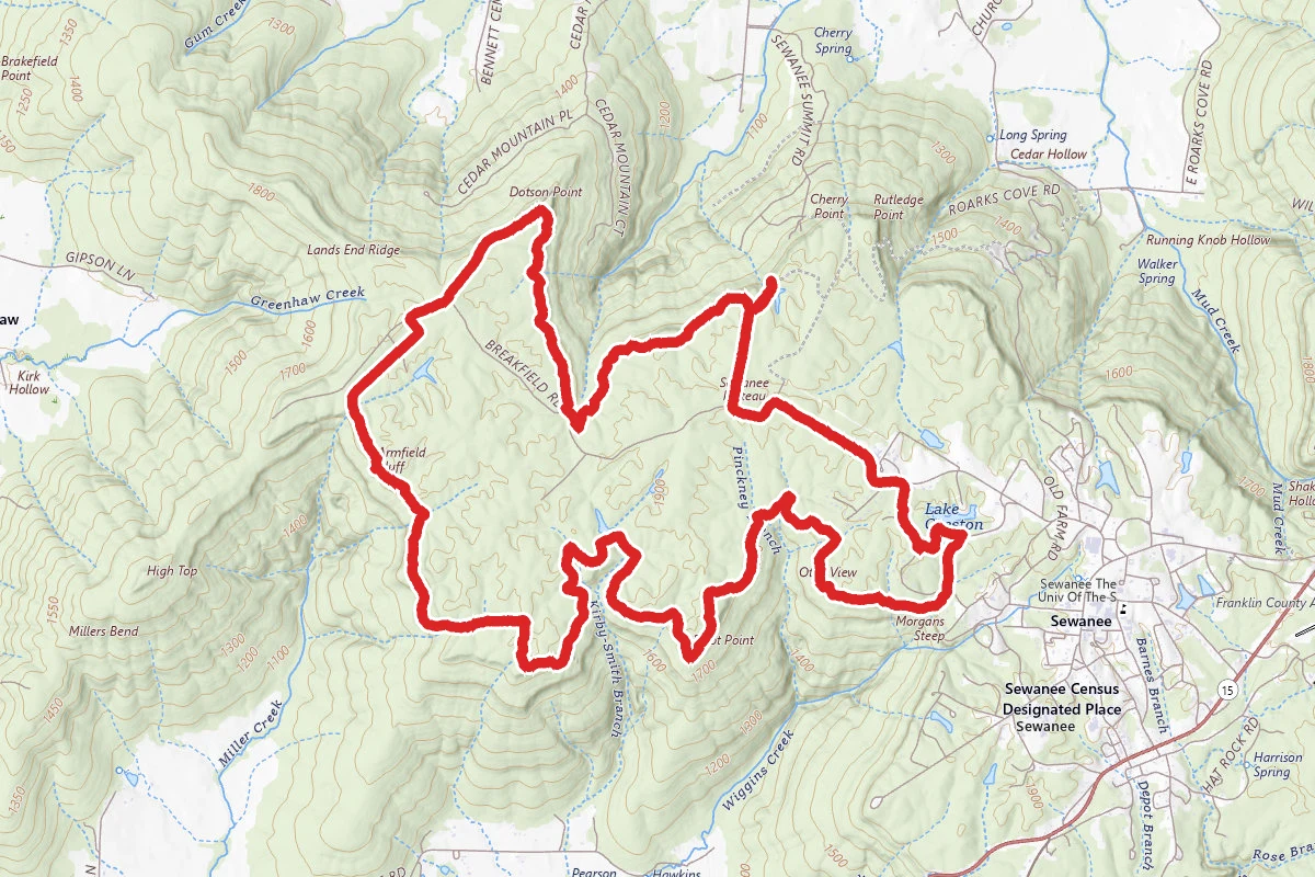 Sewanee MTB Loop