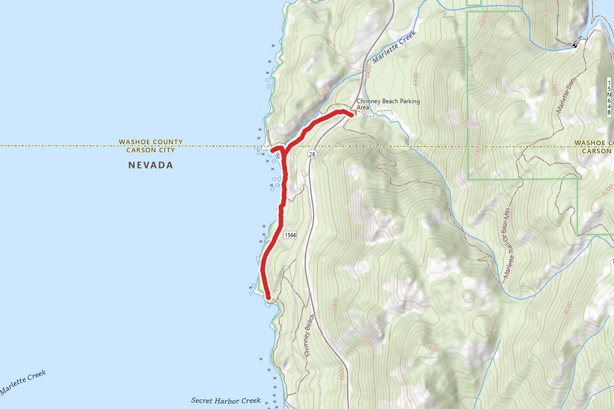 Chimney Beach Trail