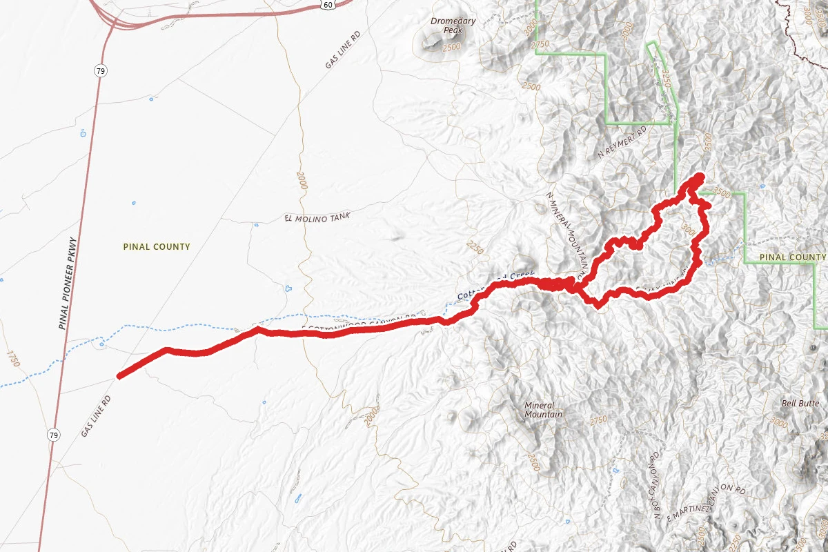 Highway to Hell and Upper Woodpecker OHV Trail