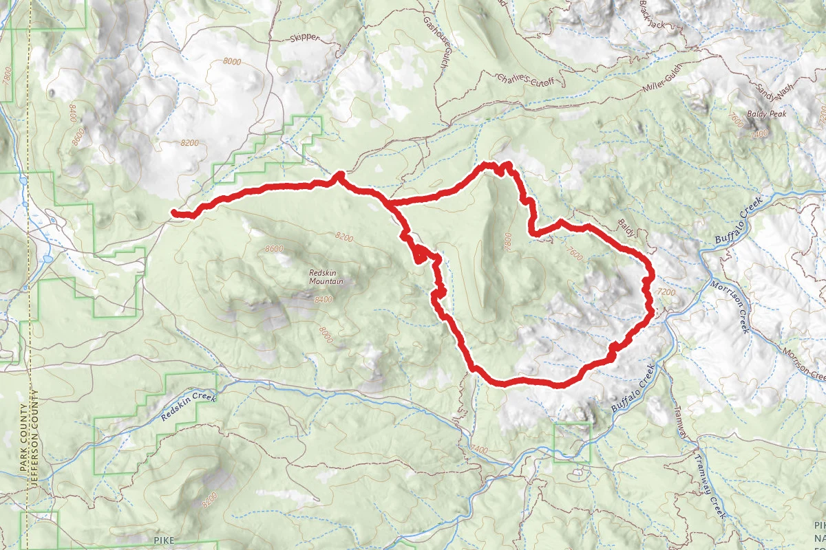 Miller Gulch to Gashouse Gulch Loop