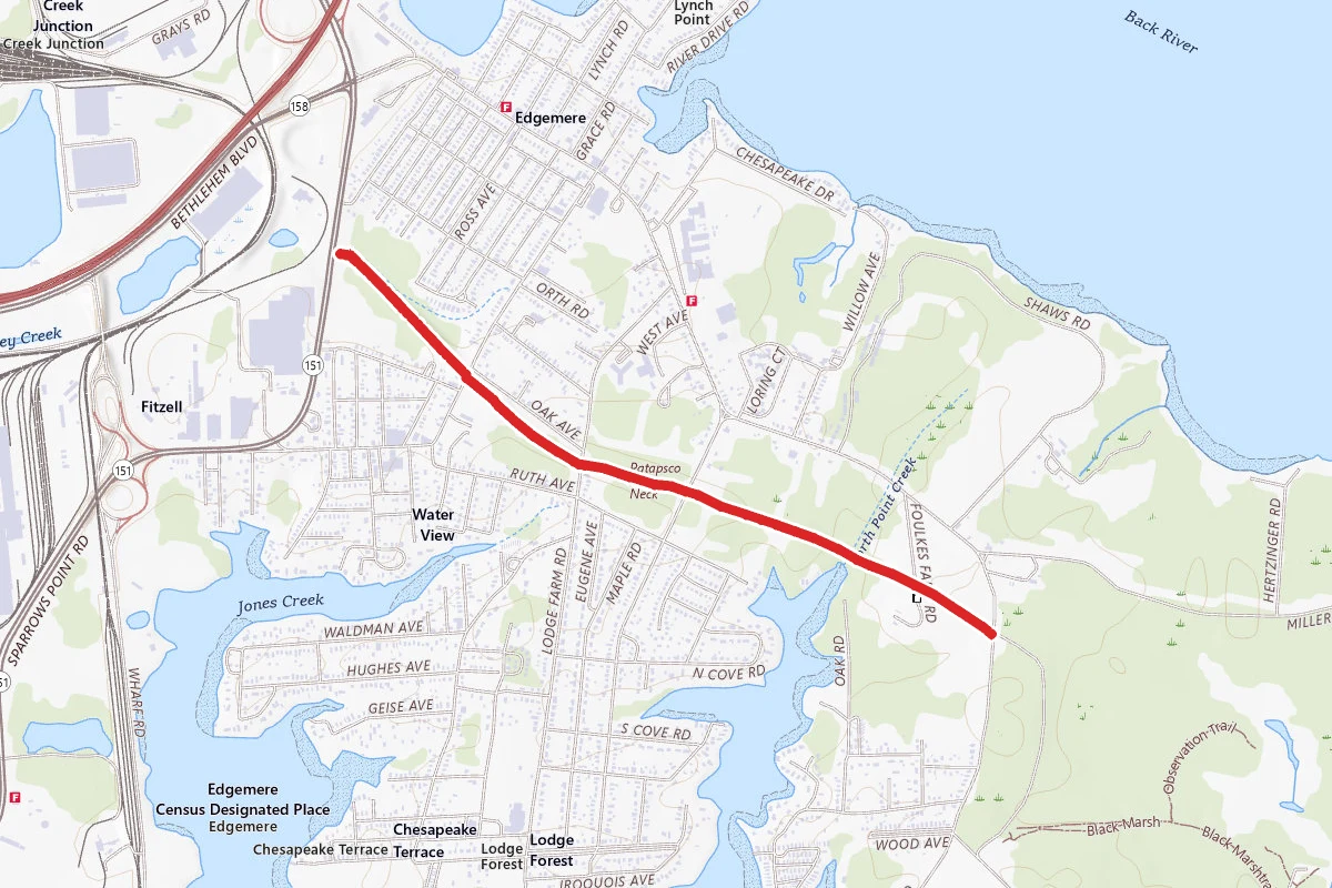 Edgemere Haul Road Trail