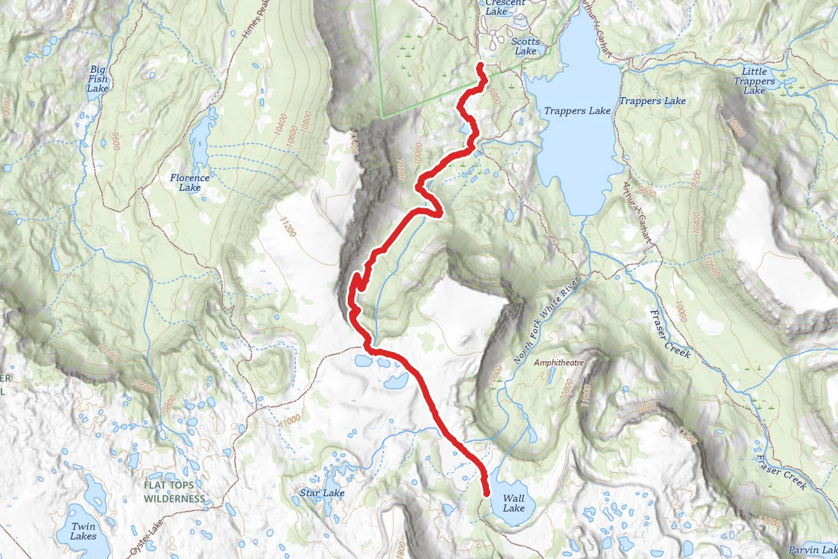 Anderson Lake and Trapper's Lake