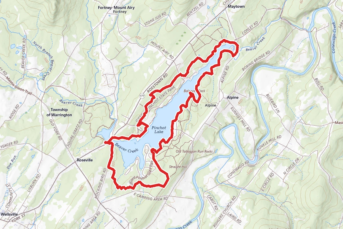 Pinchot Trail Lakeside Loop