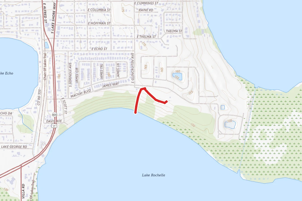 Lake Rochelle Yellow Trail