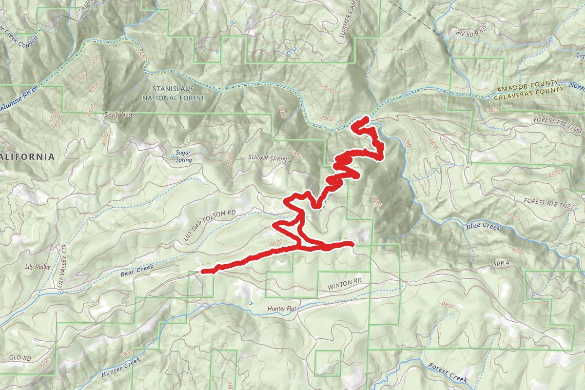 Blue Creek Moke River Trail