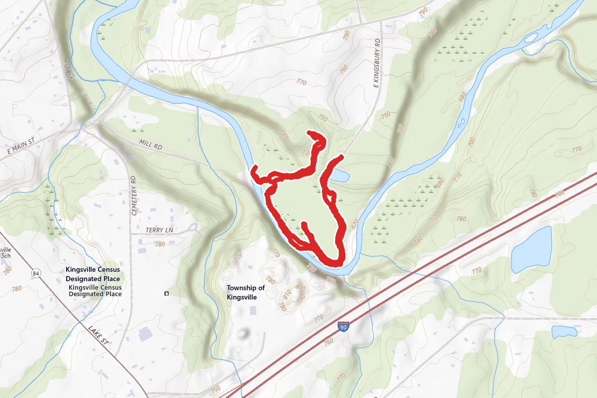 Blakeslee Barrows Preserve Trail