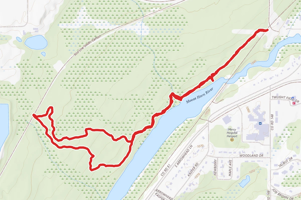 Moose Lake Woodland Trails Loop