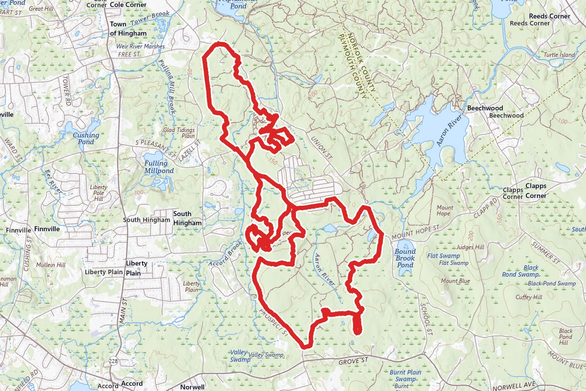 Prospect Hill and Woodpecker Pond Loop