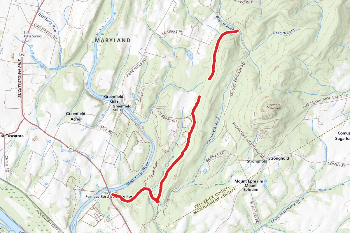 Monocacy NRA Long Trail