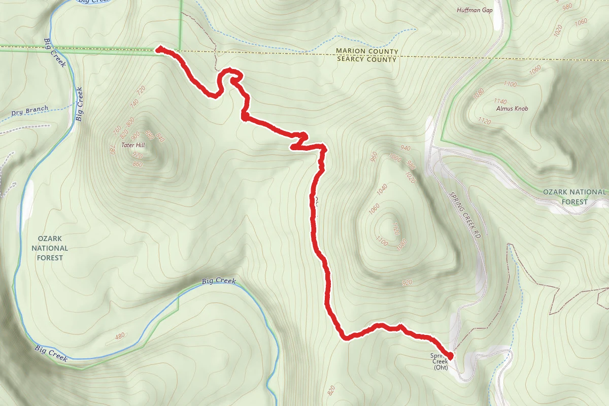 Spring Creek OHT to National Park Boundary