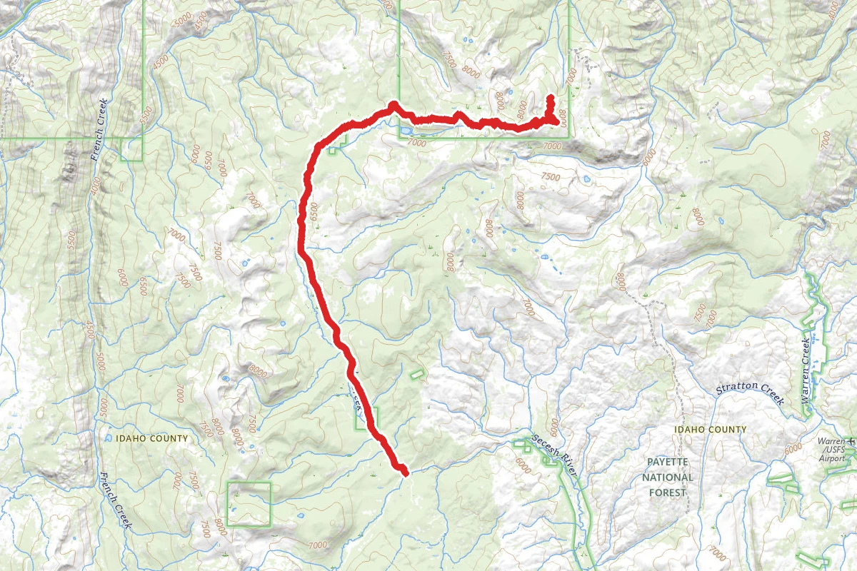 Salmon River Mines Trail