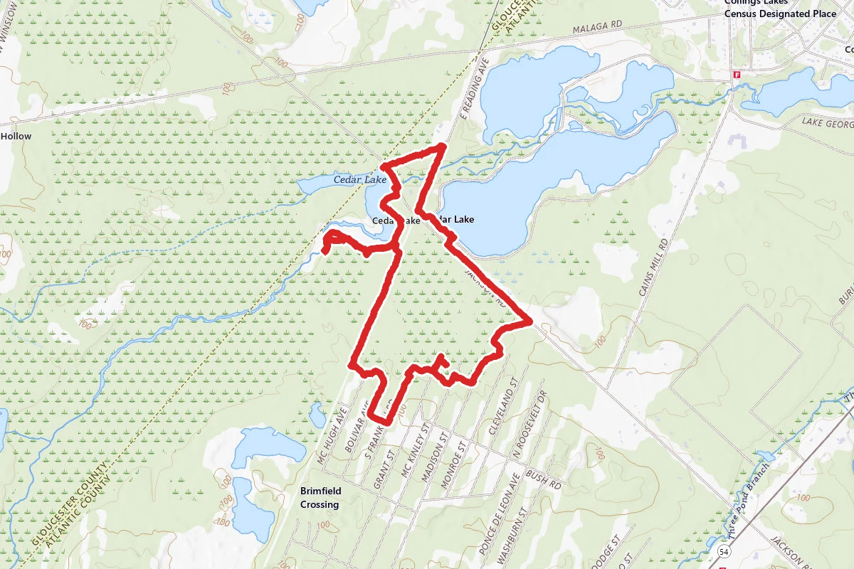 Cedar Lake and Jackson Road