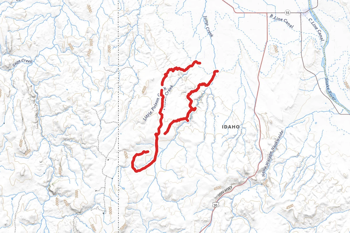 Jump Creek OHV Trail