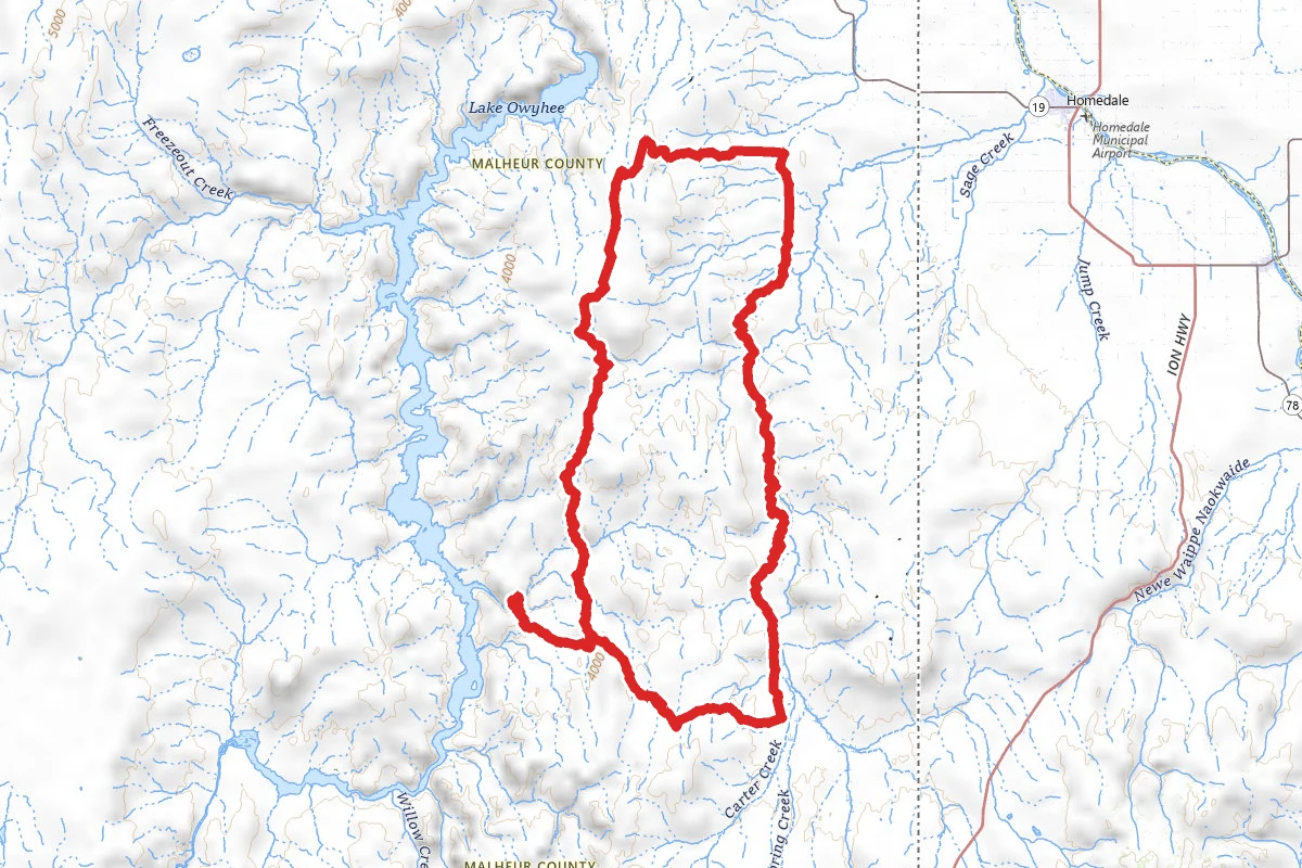 Three Fingers Gulch and Wild Horse Trap OHV Loop