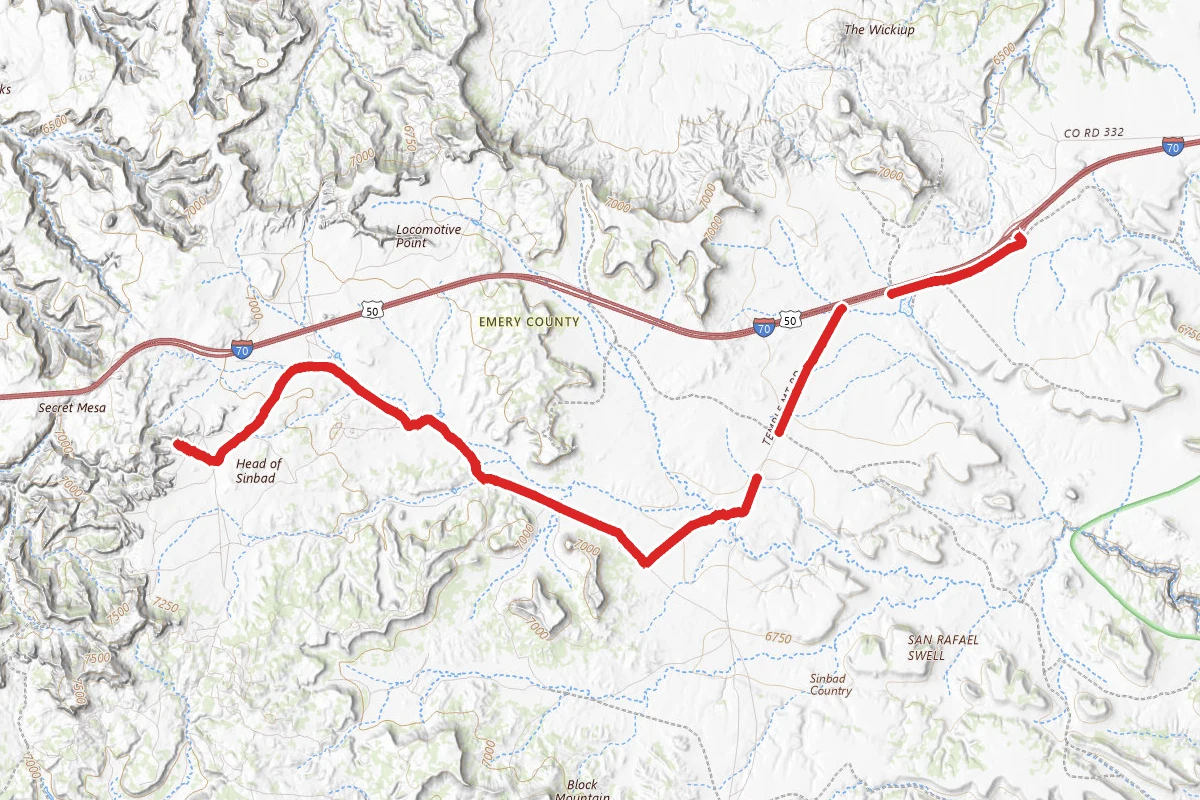 Lone Warrior Rock Art OHV Route