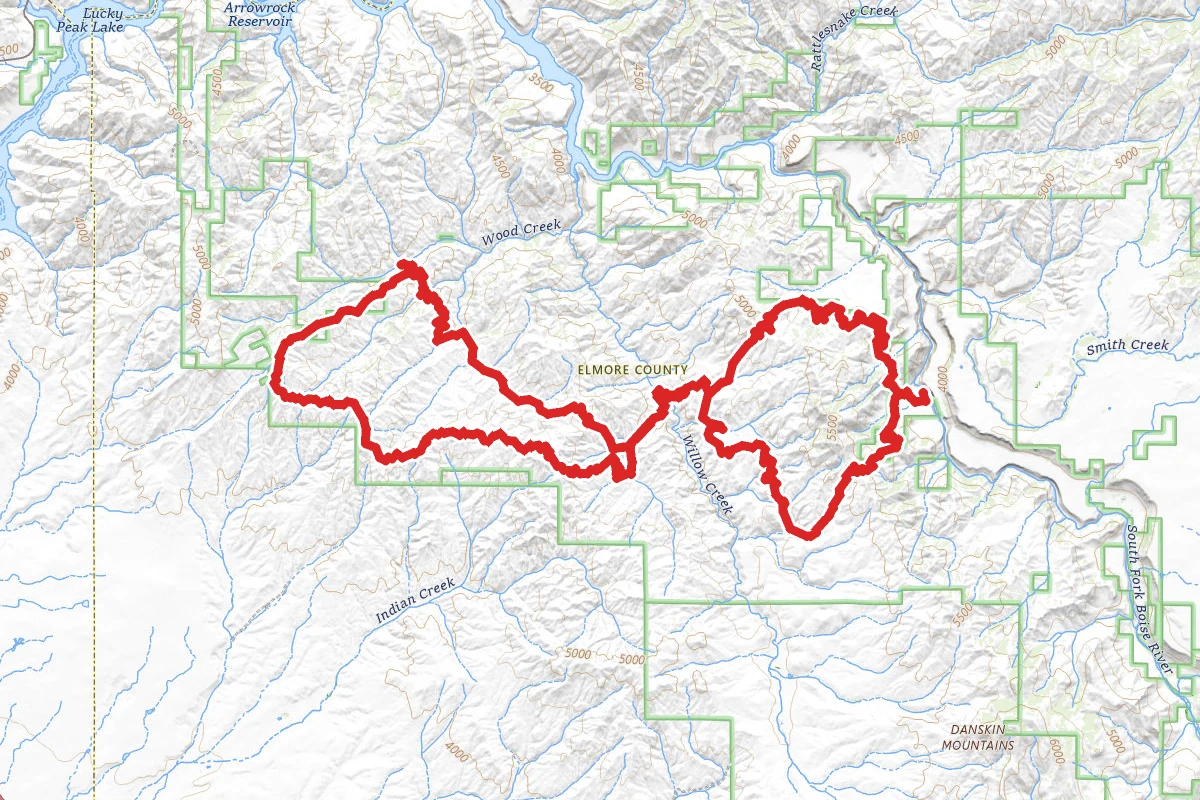 Danskin Mountain OHV Trail