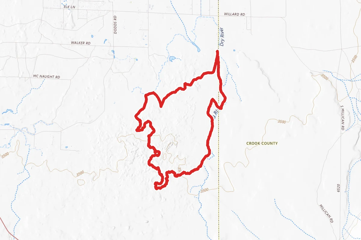 Tumulus Trail and Dry River Trail Loop
