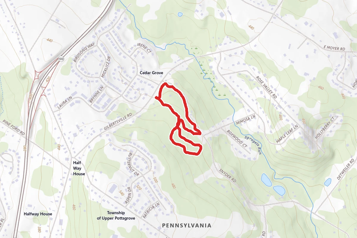 Sprogel’s Run Trail and Penn's Woods Trail Loop