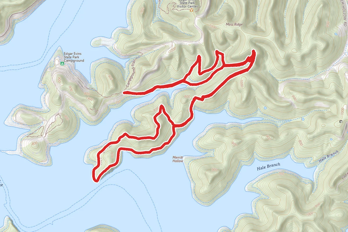 John C. Clayborn Millennium Trail and Merritt Ridge Trail Loop