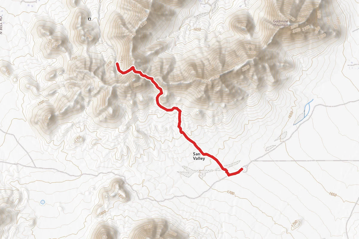 Goldmine Mountain Peak Trail