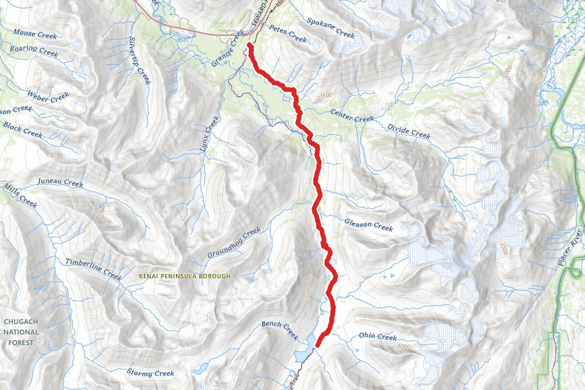 Johnson Pass to Bench Lake