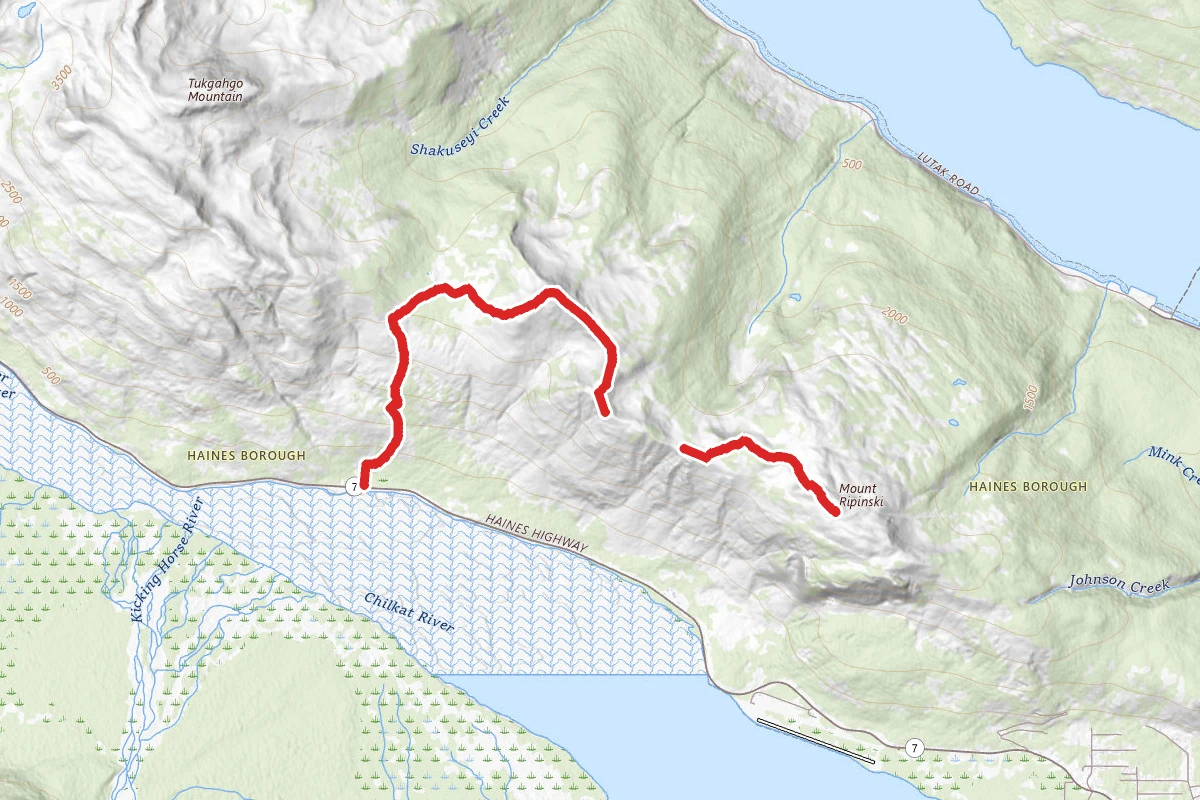 Mount Ripinsky and 7 Mile Saddle Trail