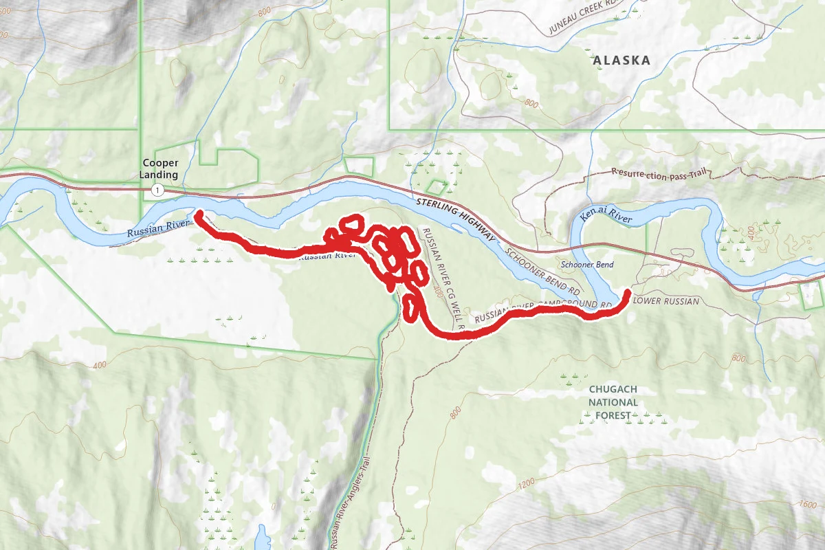 Russian River CG Loop XC Ski