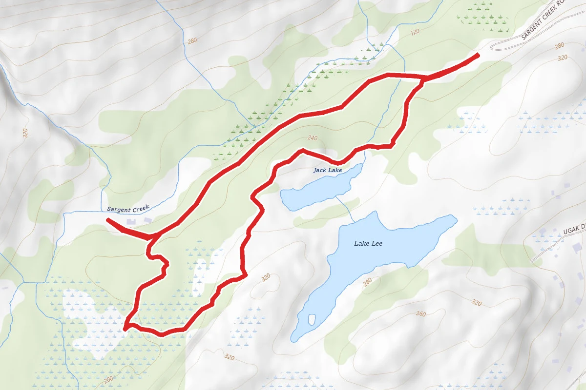 Seargeant Creek and Jack Lake Loop