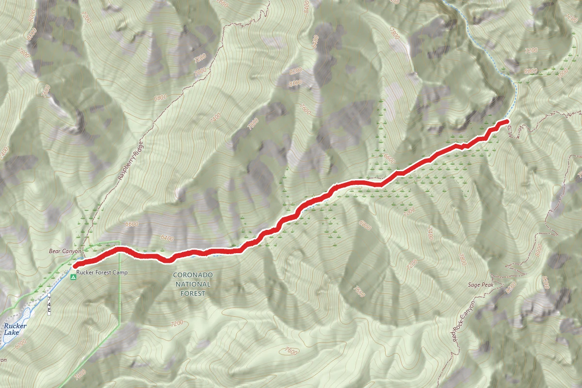 Rucker Canyon Trail