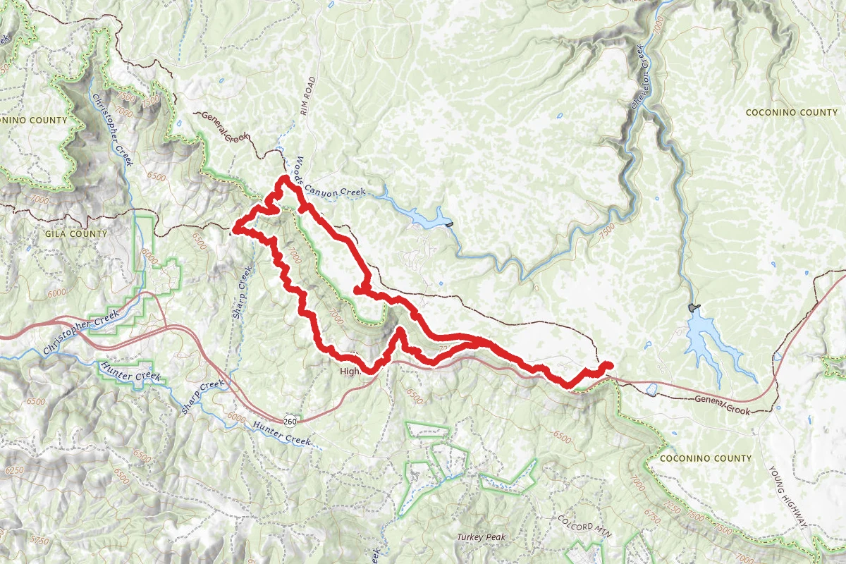 Payson Rim Highline Loop