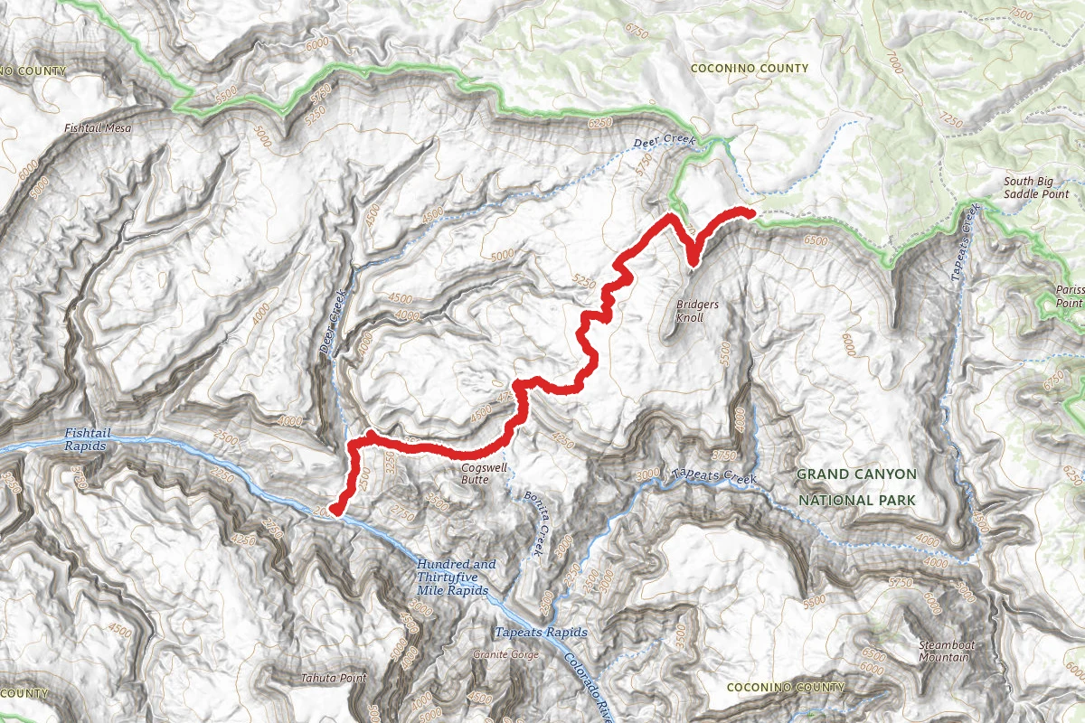Deer Creek to Colorado River