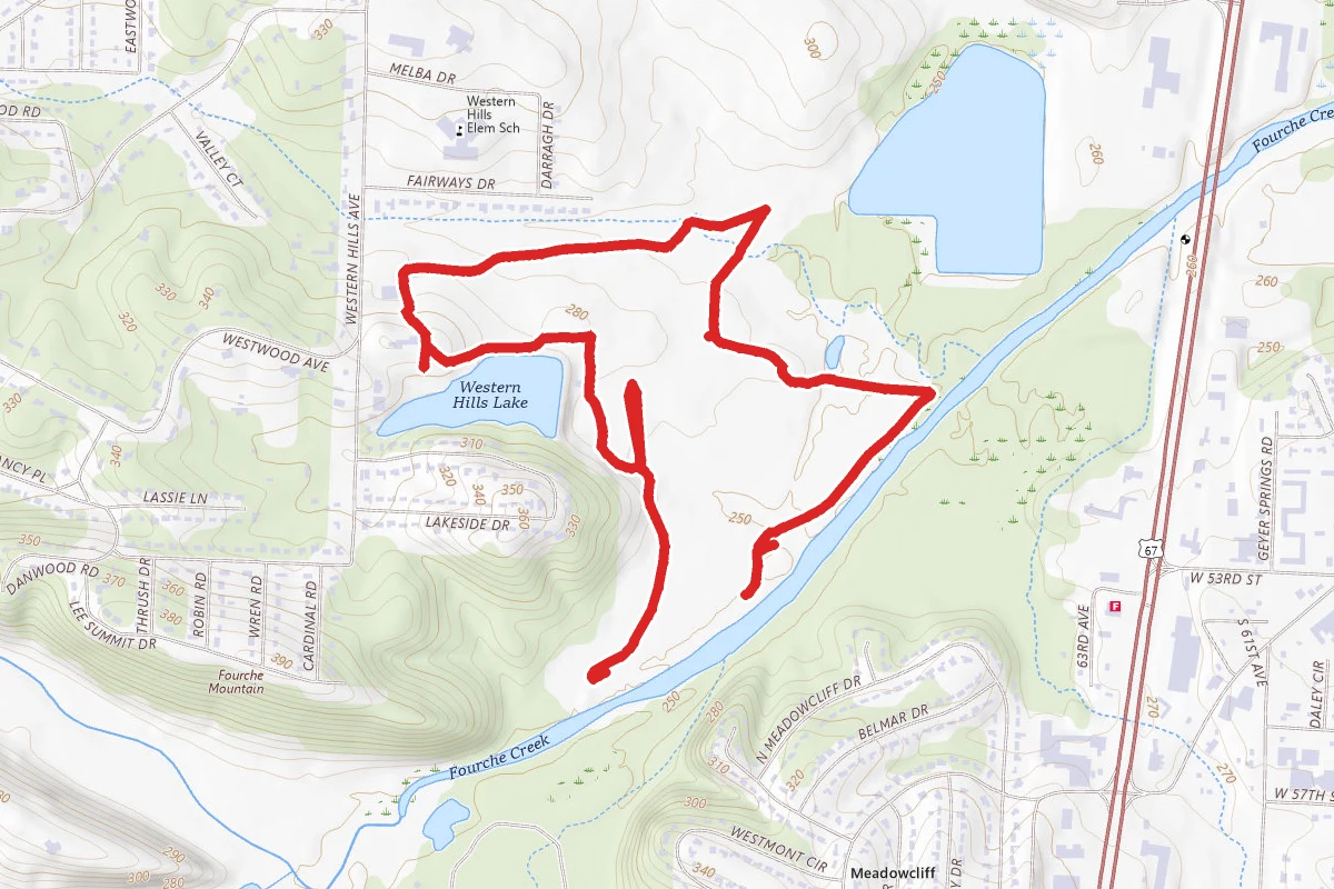 Western Hills Lake Loop