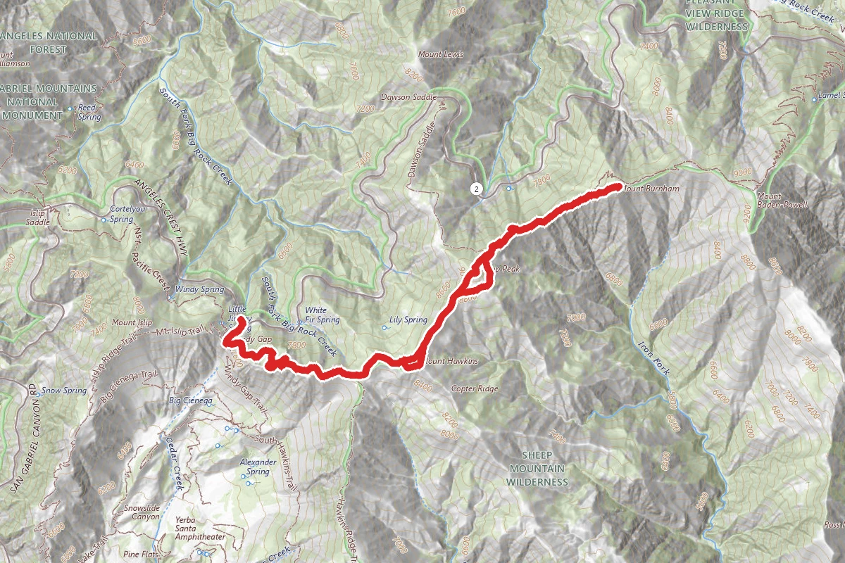 Burnham Peak via Windy Gap
