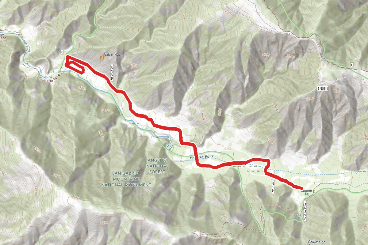 Cabin Flat Campground Trail