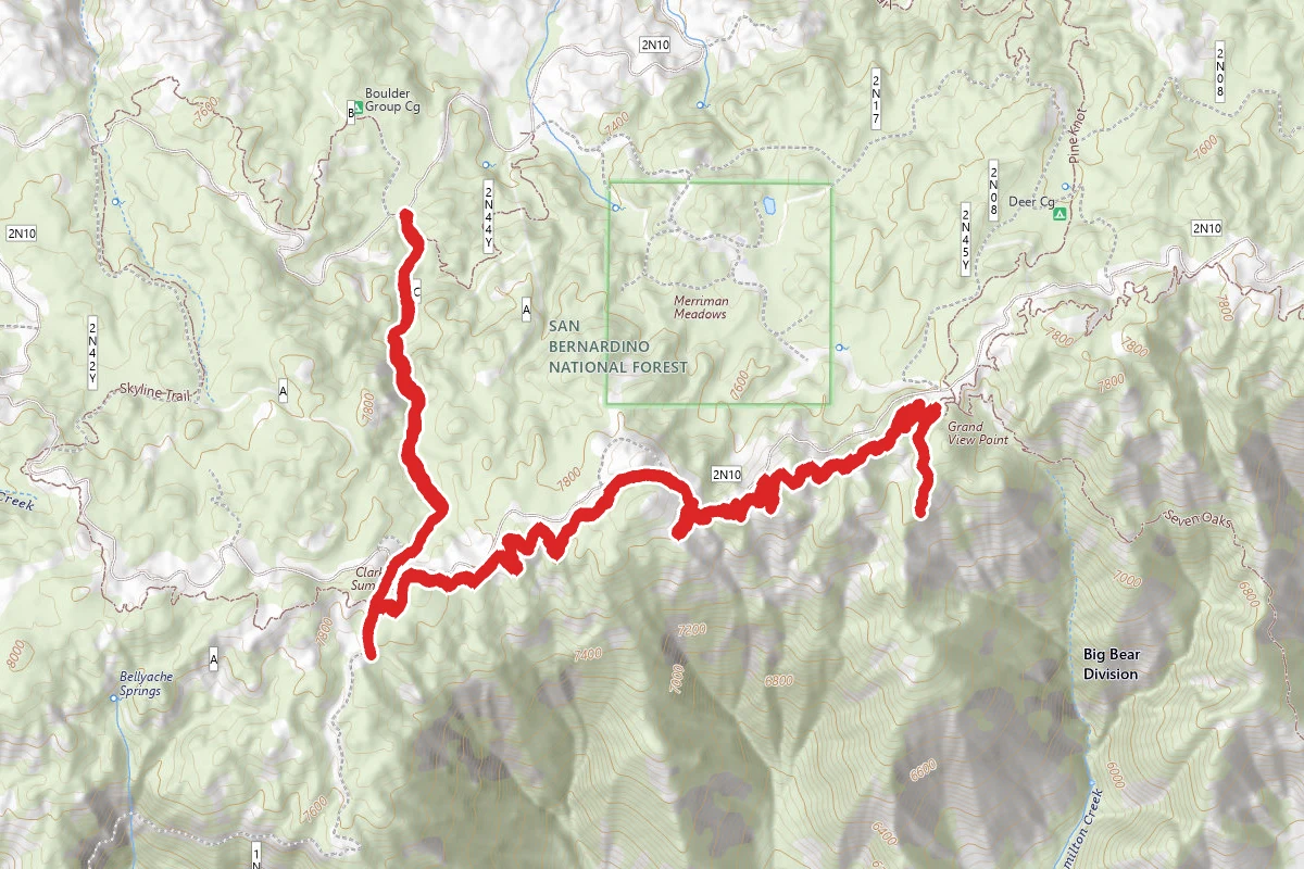 Plantation Trail to Grand View Point