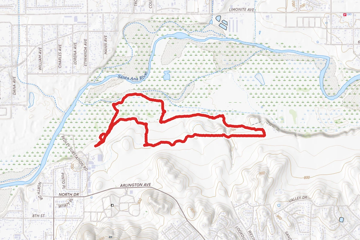 Santa Ana River and Chaparral Trail Loop