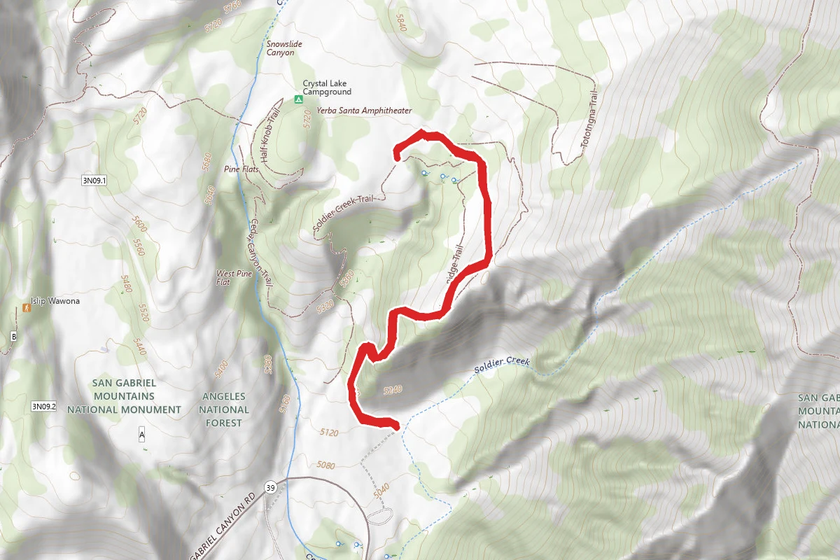 Soldier Creek via Pinyon Trail