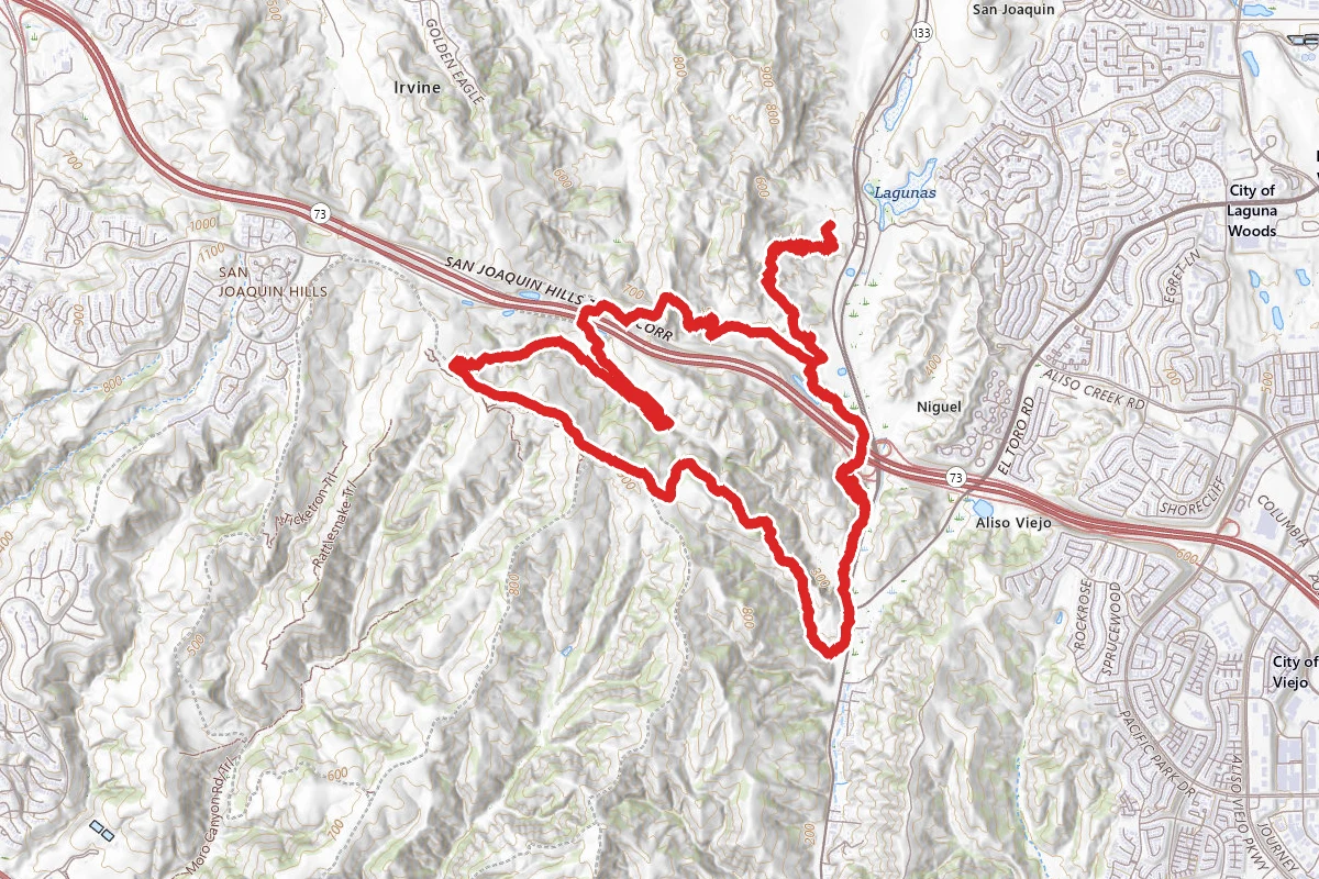 Stagecoach South, Bommer Ridge, Lizard Trail, Upper Laurel, Camarillo Canyon