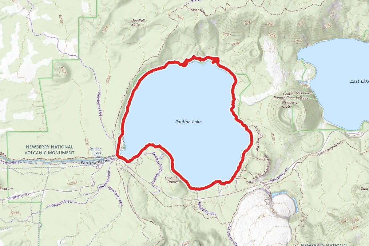 Paulina Lake Loop Trail