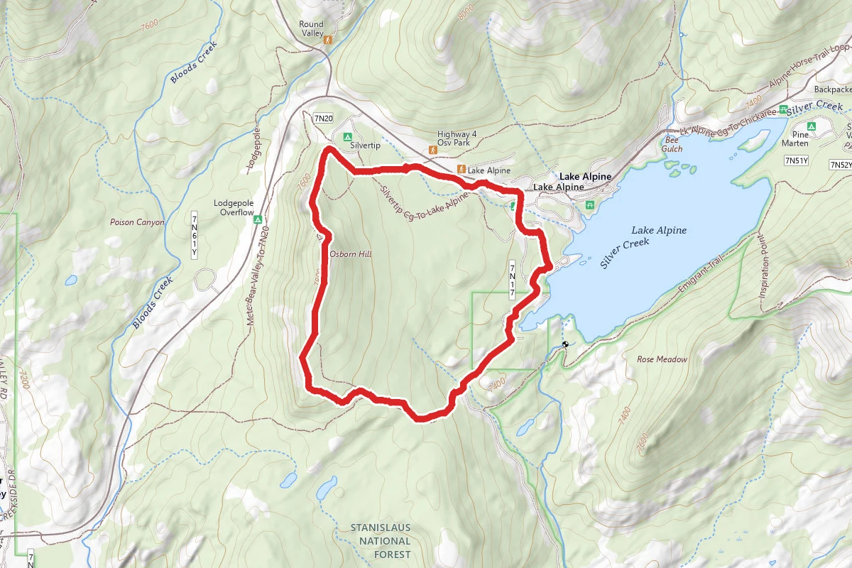 Alpine Lake to Emigrant Pass to Osborne Ridge