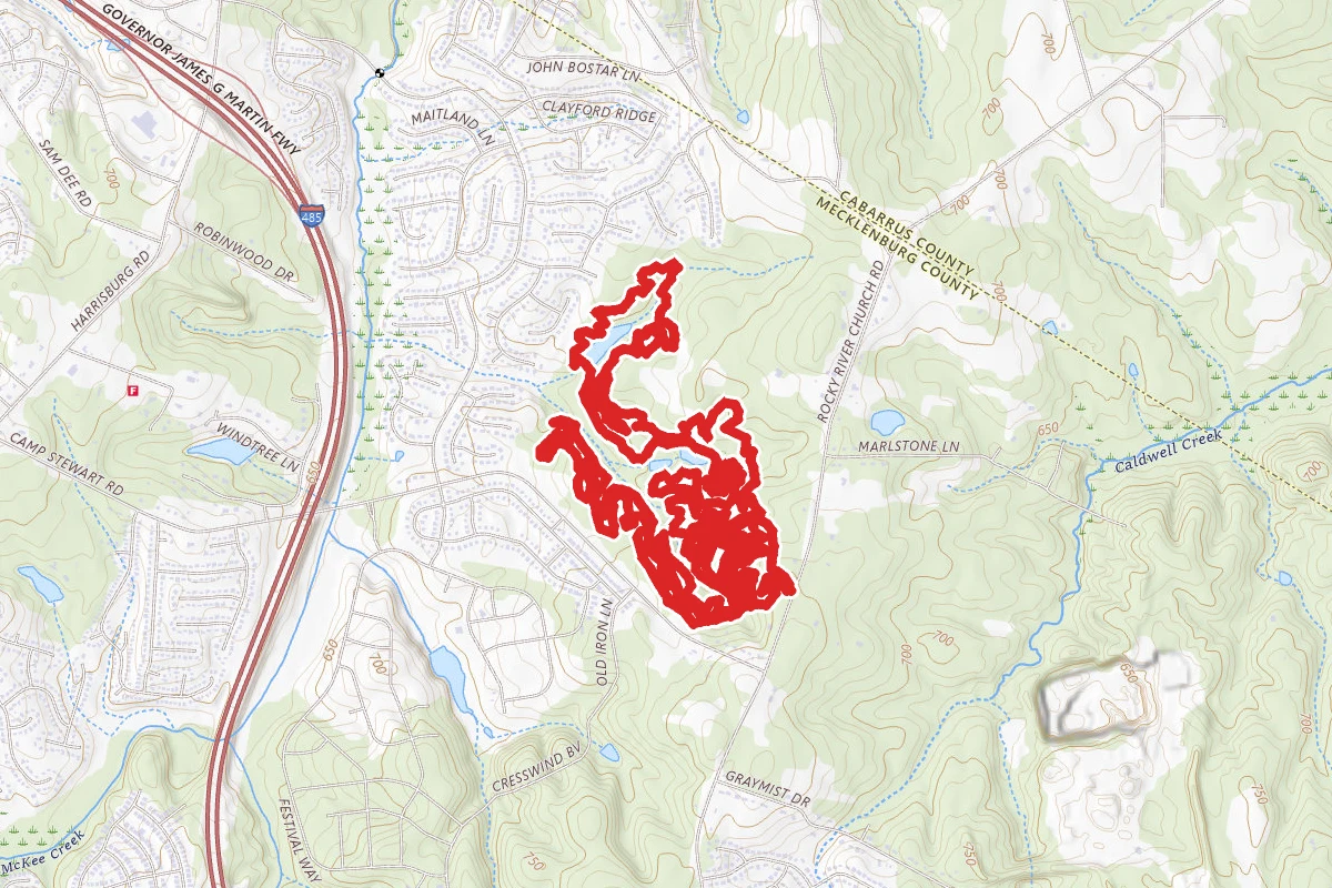Roller Coaster to Main Loop to Big Lake Loop