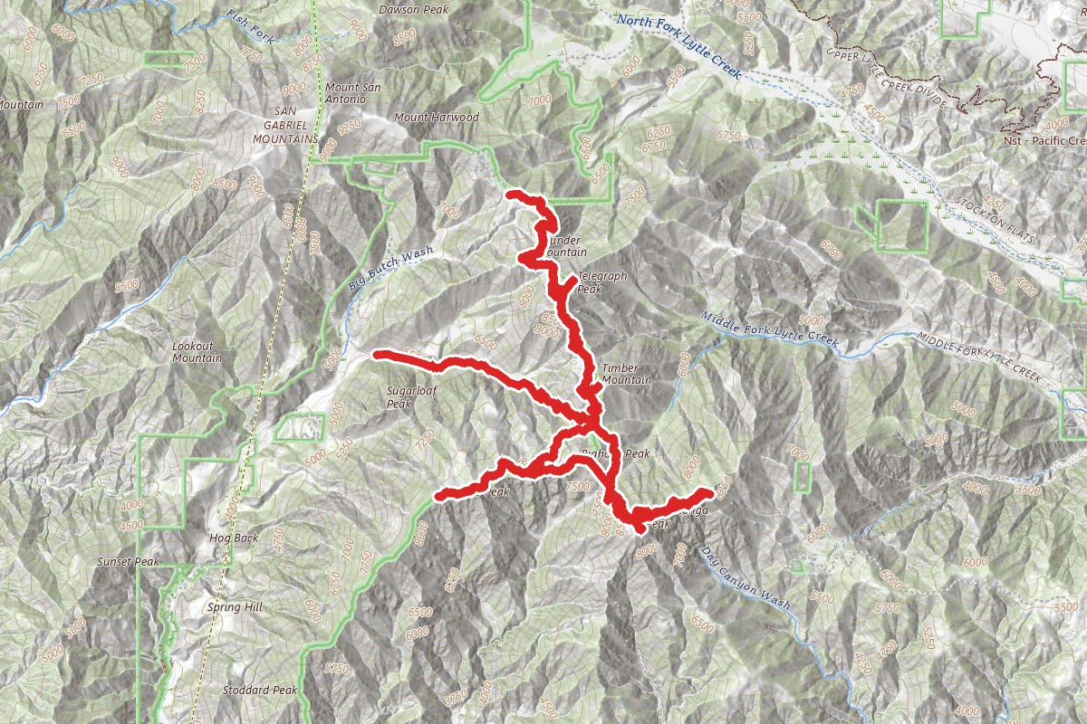 ECBO and 3 Ts to Baldy Notch