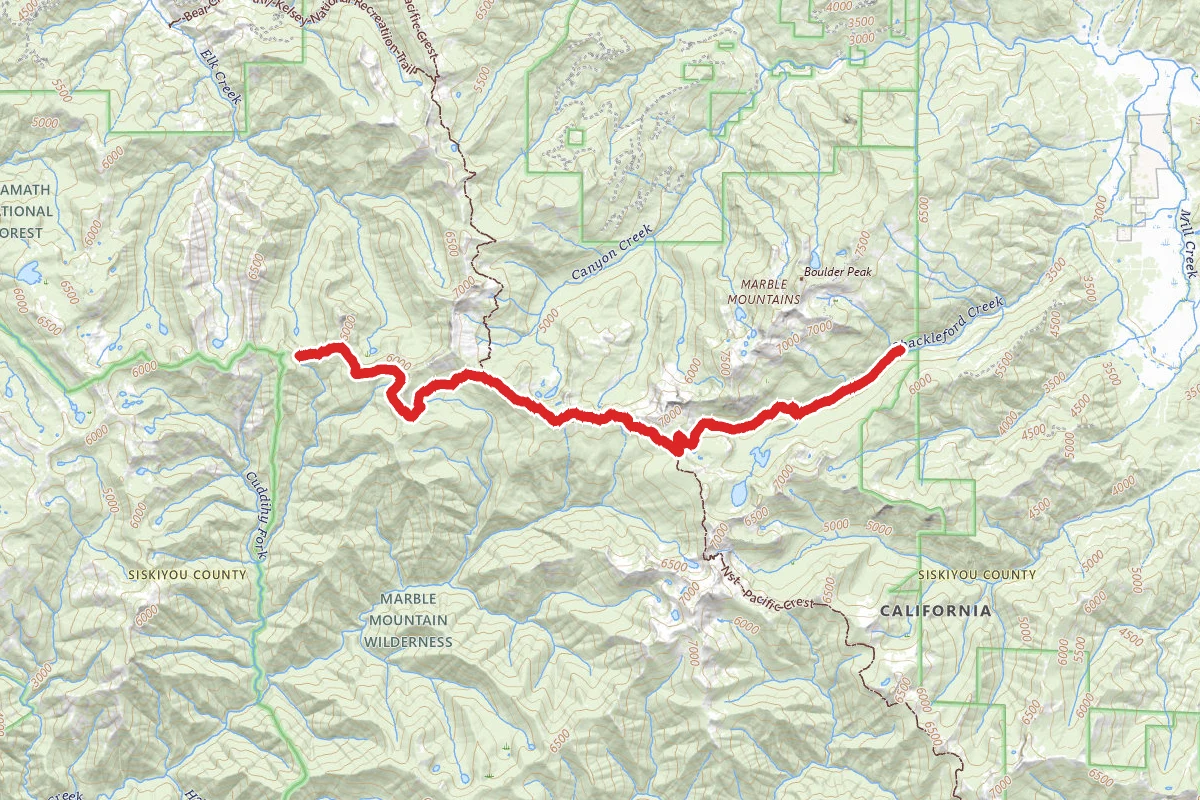 Summit Lake, Big Elk Lake, and Spirit Lake