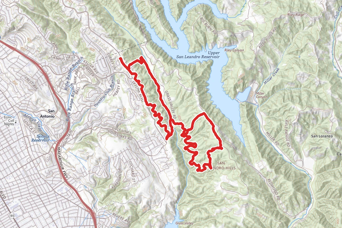Cotton Tail, Brandon, Red Trail, and Skyline Loop