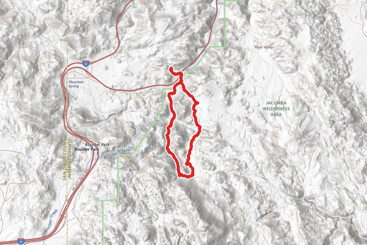 Jacumba Wilderness Happy Camp Loop