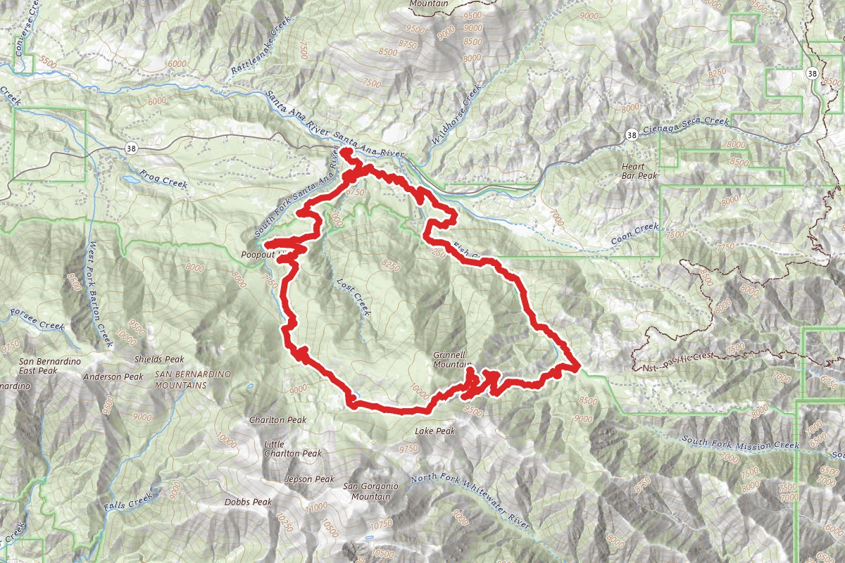Lost Creek, Aspen Grove, Fish Creek and Dry Lake Loop