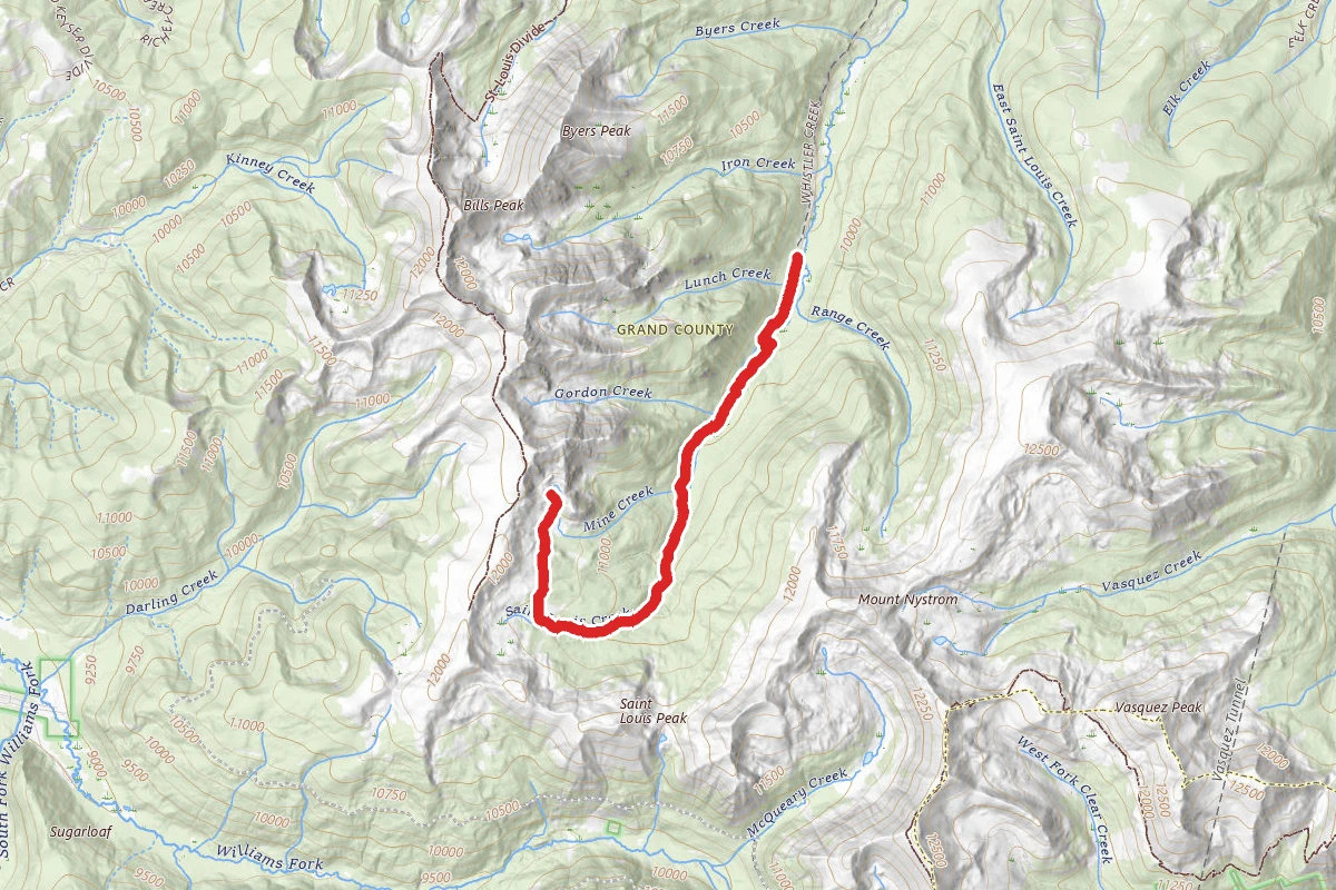 St. Louis Lake Trail