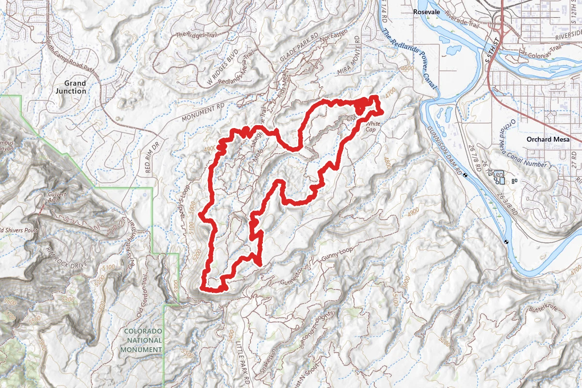 Holy Bucket, Holy Cross, Eagles Wing, and Miramonte Loop